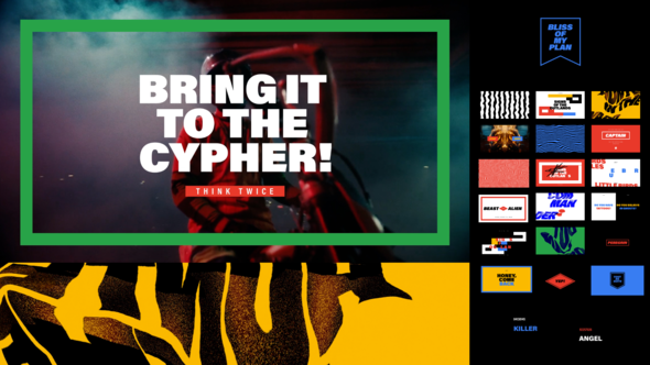 Videohive Hyper Titles - Kinetic Intro Titles template preview