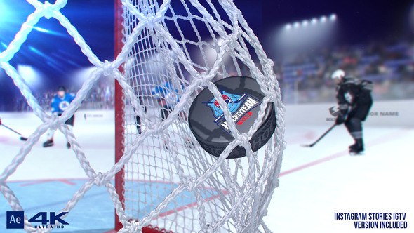 Hockey Logo Championship Big Pack Video Displays template preview