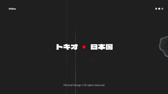 Videohive Minimal Titles | AE 52038087 Titles template preview