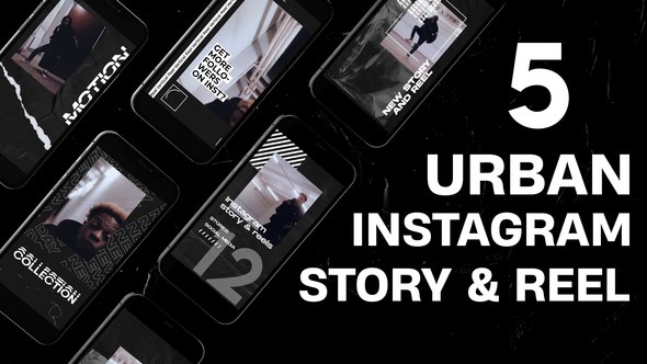Urban Instagram Stories Openers template preview