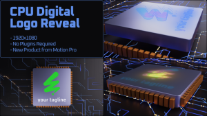 Videohive CPU Digital Logo Reveal Logo Stings template preview