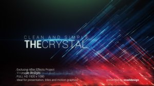 Videohive The Crystal Titles Titles template preview