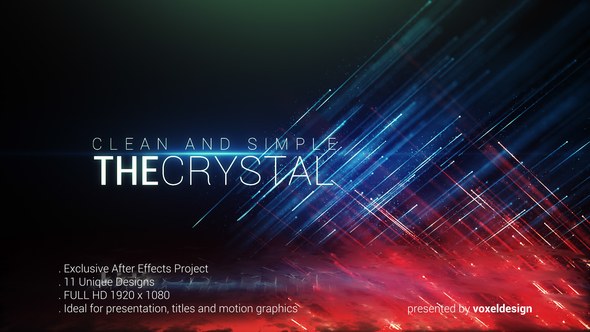 Videohive The Crystal Titles Titles template preview