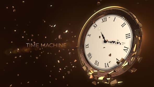 Videohive Element 3D Clock Titles template preview
