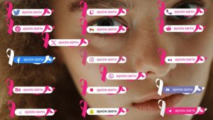 Videohive Breast Cancer Awareness Lower thirds Elements template preview