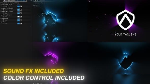 Videohive LightFX Logo Opener Logo Stings template preview