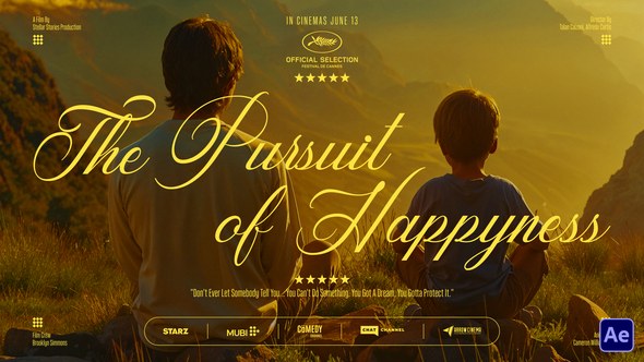 Videohive Lovely Cinematic Title Titles template preview