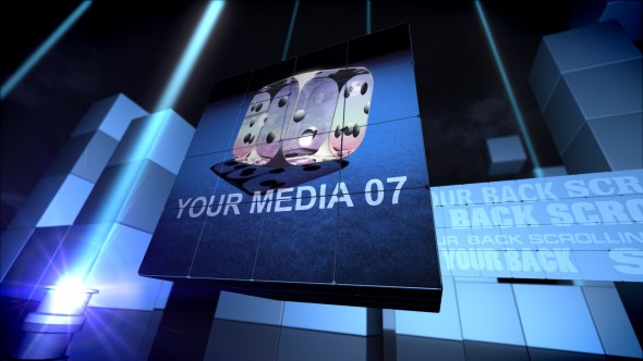 Videohive Pieces of Puzzle Video Displays template preview