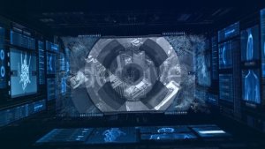 HUD UI Screens Video Displays template preview