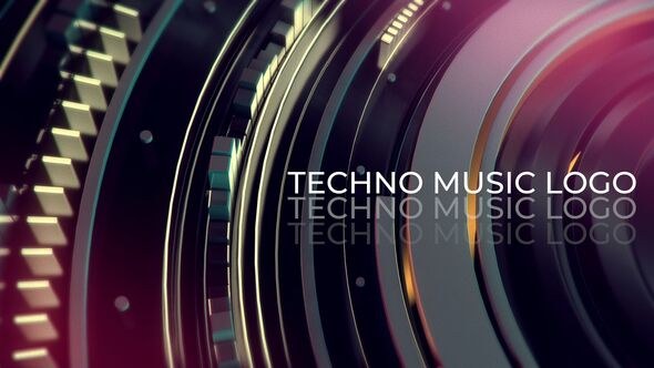 Videohive Techno Music Logo Logo Stings template preview