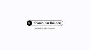 Videohive Search Bar Builder Elements template preview