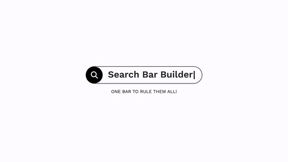 Videohive Search Bar Builder Elements template preview
