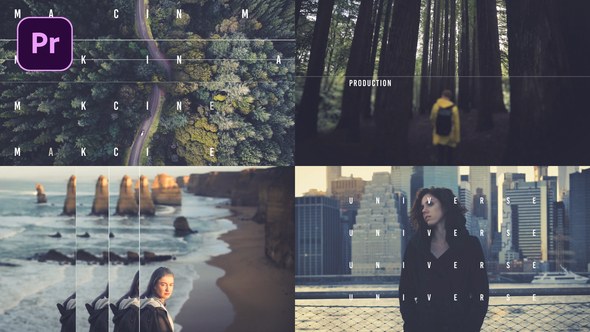 Production Reel Demo Reel Premiere Pro template preview