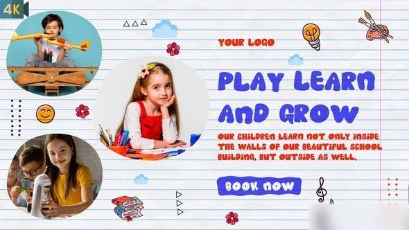 Videohive Kids Promo | Kindergarten Slideshow Openers template preview