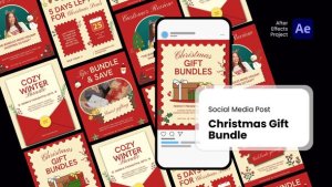 Videohive Social Media Reels - Post Christmas Gift Bundle After Effects Project Files Product Promo template preview