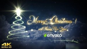 Videohive Christmas Magic Card Openers template preview