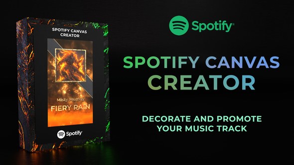 Videohive Spotify Canvas Creator Product Promo template preview