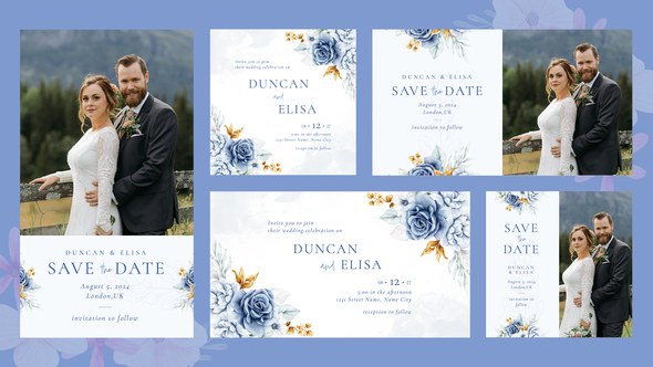 Videohive Regional Icons Wedding Invitation Openers template preview