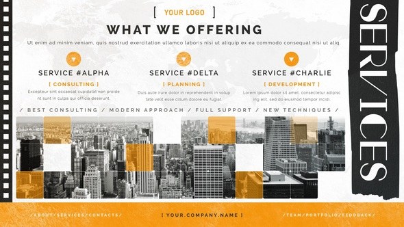 Videohive Business Promotion II Video Displays template preview