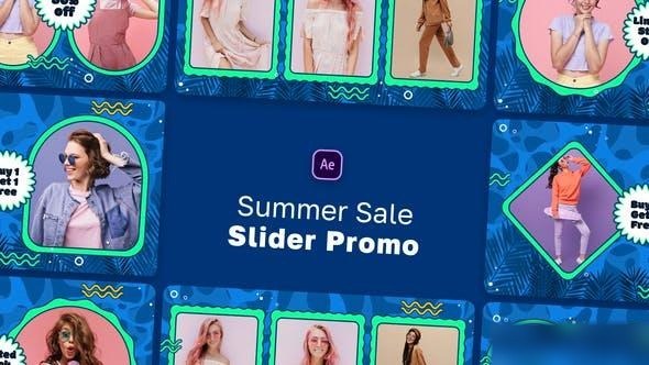 Videohive Summer Sale Slider Promo Openers template preview