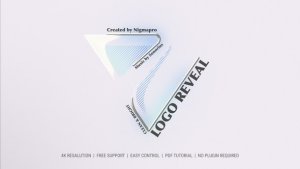 Videohive Clean Logotype Video Displays template preview