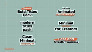Videohive Modern Text Animation 2.0 | After Effects Titles template preview