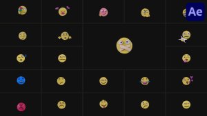 Videohive Plasticine Emoji Pack | After Effects Elements template preview