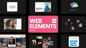 Videohive Web Elements 04 for After Effects Elements template preview