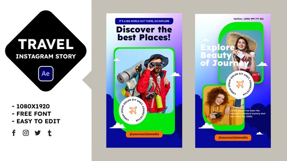 Videohive Travel Instagram Story 43498171 Product Promo template preview