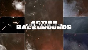 Videohive Action Fire Particles Fog and Smoke Backgrounds Elements template preview