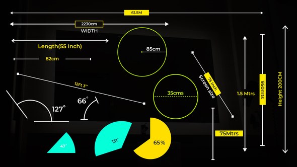 Videohive Measuring Titles Infographics template preview