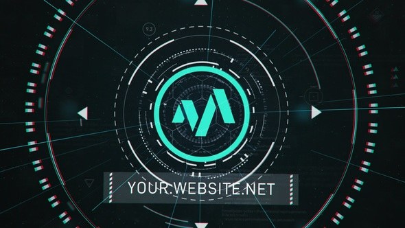 Videohive Fast Hud Logo Opener Logo Stings template preview