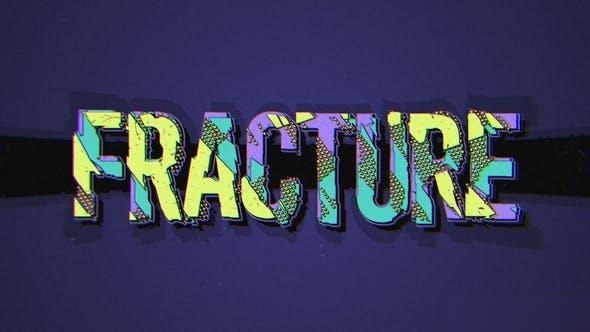 Videohive Fractured Title & Logo Openers template preview