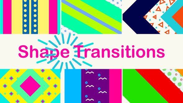 Videohive Shape TransitionsAE Elements template preview