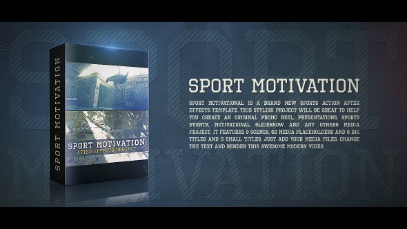 Sport Motivation Video Displays template preview