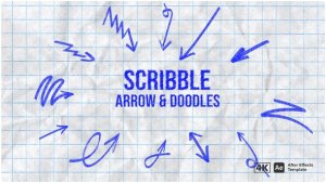 Videohive Scribble Arrows & Doodles | Hand-Drawn Animated Pack Elements template preview