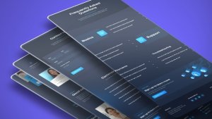 Videohive Clean Landing Page Mockup Corporate Presentation Product Promo template preview