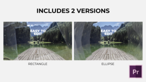 Glass Parallax Slideshow Premiere Pro template preview