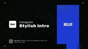 Videohive Instagram Stylish Intro Openers template preview