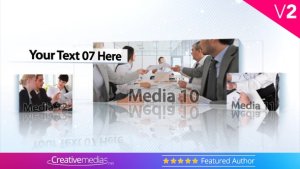 Videohive Corporate Boxes Presentation Video Displays template preview