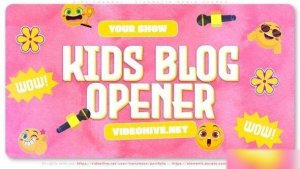 Videohive Kids Channel - Cinematic Media Opener Openers template preview
