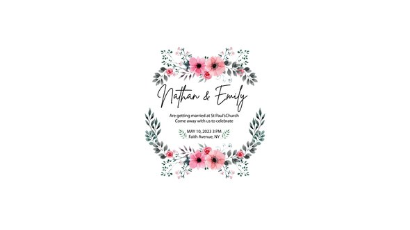 Videohive Wedding Titles 21446739 Titles template preview
