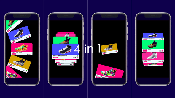 Videohive Vertical Carousel Slides 60572459 Video Displays template preview