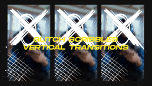 Videohive Vertical Glitch Scribbles Elements Transitions Elements template preview