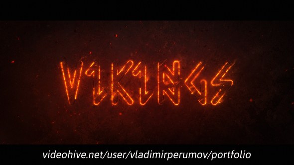 Videohive Fire Outline Logo Logo Stings template preview