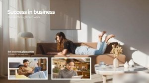 Videohive Multiscreen Split Slideshow Openers template preview