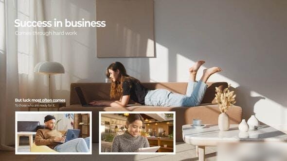 Videohive Multiscreen Split Slideshow Openers template preview