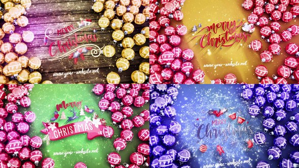 Videohive New Year Sparkling Orbs Logo Stings template preview