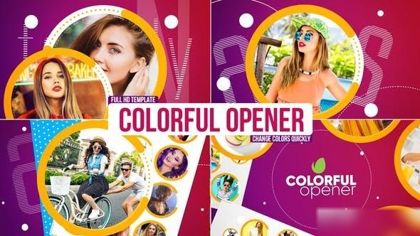 Videohive Colorful Opener 22373147 Openers template preview