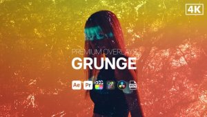 Videohive Premium Overlays Grunge Elements template preview